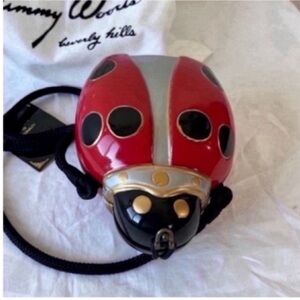 Timmy Woods Red and Black Ladybug Bag